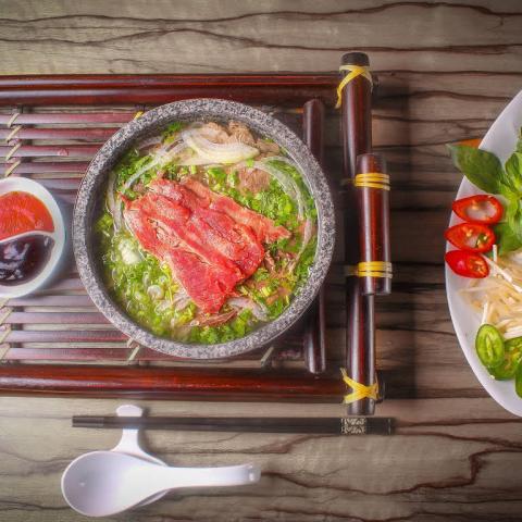 Traditional Vietnamese Beef Pho 